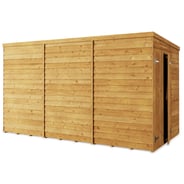 12x6 Windowless Pent Overlap Wooden Shed