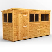 Power 12x4 Shiplap Pent Wooden Shed