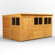 Power 12x8 Shiplap Pent Wooden Shed