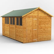 Power 14x8 Shiplap Apex Wooden Shed