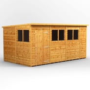 Power 14x8 Shiplap Pent Wooden Shed