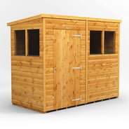 Power 8x4 Shiplap Pent Wooden Shed