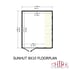 Shire Sunhut 8x10 Potting Shed Floorplan