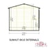 Shire Sunhut 8x10 Potting Shed Internal Height