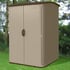 Suncast 5x4 Conniston Three Plastic Garden Shed Closed Doors