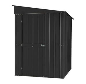 Lotus 5x8 Lean To Shed Anthracite Grey