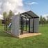 Stali Model 2 Wooden Greenhouse Wood Canopy