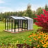 Stali Model 4 Wooden Greenhouse in Black Finish