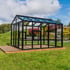 Stali Model S Wooden Greenhouse Black Finish