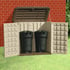 Suncast 5x3 Kensington Four Plastic Garden Store Bin Store