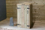 Garden Village Single Wooden Wheelie Bin Store 240 Litre