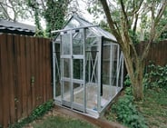 Elite Compact 4x6 Greenhouse - Horticultural Glazing