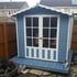 Shire Buckingham 7x7 Summerhouse Painted Blue