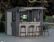 Suncast 8x7 Cabana Entertainment Shed