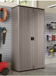 Suncast Mega Tall Cabinet In Grey