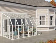 Palram Canopia Sun Room 8x12 Lean to Greenhouse