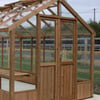 Additional Double Greenhouse Door Oiled Finish