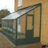 Swallow Dove 6x14 Timber Greenhouse Painted Olive