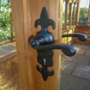 Black Ornate Door Handle