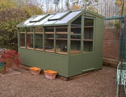 Swallow Jay 6x12 Painted Wooden Potting Shed