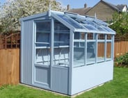 Swallow Jay 6x8 Painted Wooden Potting Shed