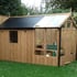 Swallow Kingfisher 6x4 Combi Greenhouse Thermowood