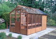 Swallow Kingfisher 6x4 Greenhouse + 4ft Shed Combination