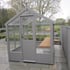 Swallow Kingfisher 6x10 Wooden Greenhouse in Slate Grey Paint