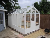 Combined Greenhouse Shed