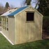 Painted Combination Shed Extension 6ft x 4ft and Floor