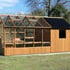 Swallow Raven 8x10 Greenhouse Combi Oiled Finish