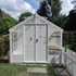 Swallow Raven 8x6 Combi Greenhouse White Paint