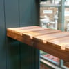 High Level Shelf Oiled Finish