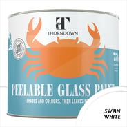 Thorndown Peelable Glass Paint Swan White 750ml