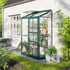 Vitavia 2x4 IDA 900 Green Lean To Greenhouse