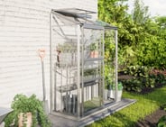 Vitavia 2x4 IDA 900 Lean to Greenhouse - Toughened Glass