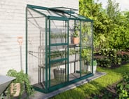 Vitavia 2x6 Green IDA 1300 Lean To Greenhouse - Horticultural Glass