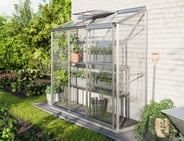 Vitavia 2x6 IDA 1300 Lean To Greenhouse - Toughened Glass