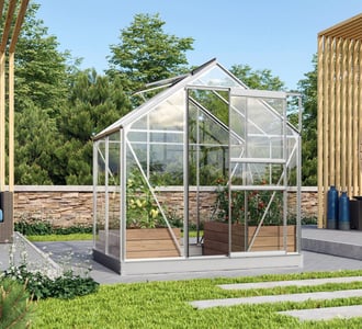 Vitavia Venus 6x8 Aluminium Greenhouse with Toughened Glazing