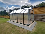 Vitavia 8x10 Black Phoenix 8300 Greenhouse - Polycarbonate Glazing