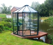 Vitavia Hera 4500 Green Orangery Greenhouse - Horticultural Glass