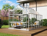 Vitavia 8x12 Jupiter 9900 Greenhouse - Horticultural Glass