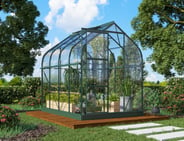 Vitavia 8x6 Green Orion 5000 Greenhouse - Horticultural Glass