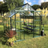Vitavia Phoenix 8x8 Green Greenhouse with Low Threshold Base