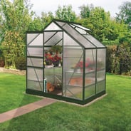 Vitavia 6x4 Green Venus 2500 Greenhouse - Polycarbonate Glazing