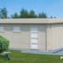 Palmako Rasmus 5.5m x 3.6m Wooden Garage Painted Finish