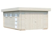 Palmako Rasmus 5.5m x 3.6m Wooden Garage with Wooden Door