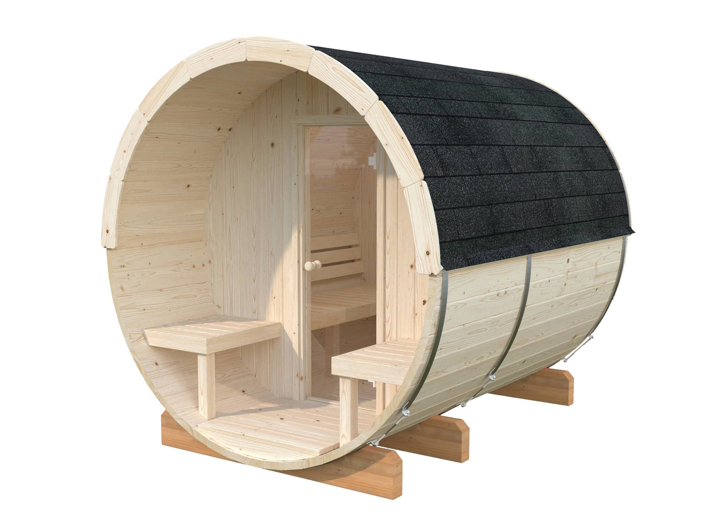 Palmako Anita Wooden Sauna Room | Greenhouse Stores