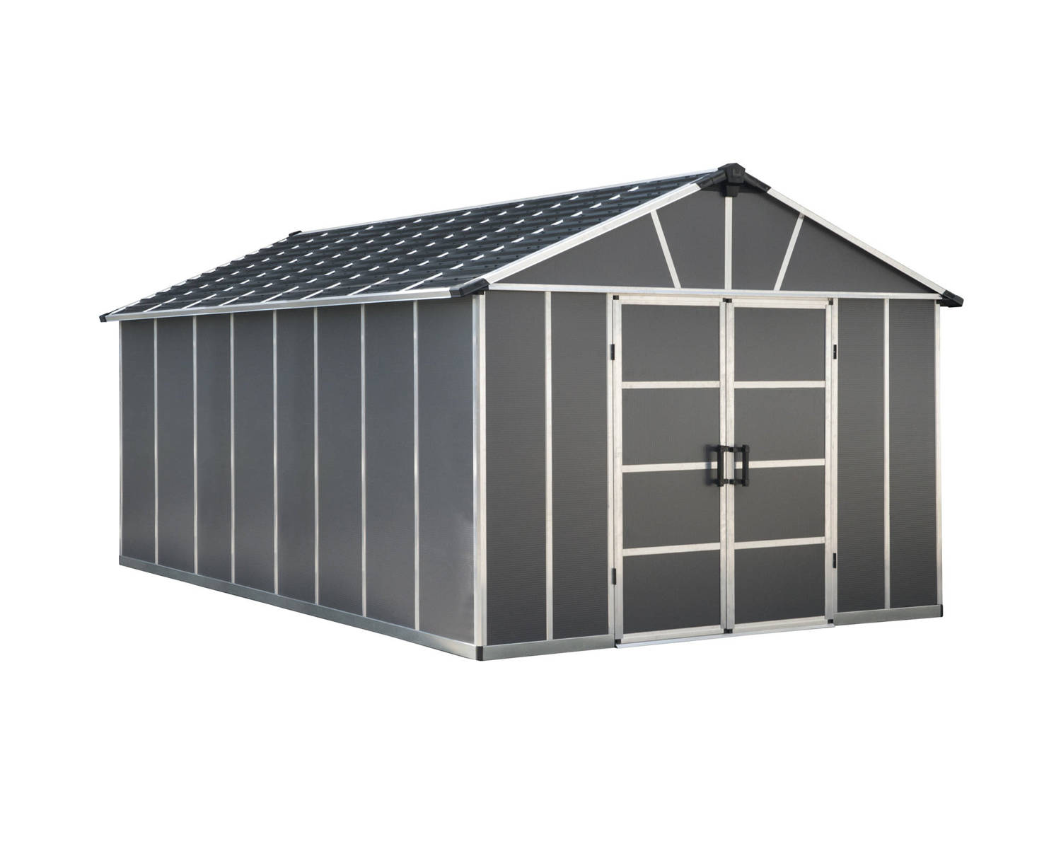 palram yukon 11x17 plastic shed greenhouse stores